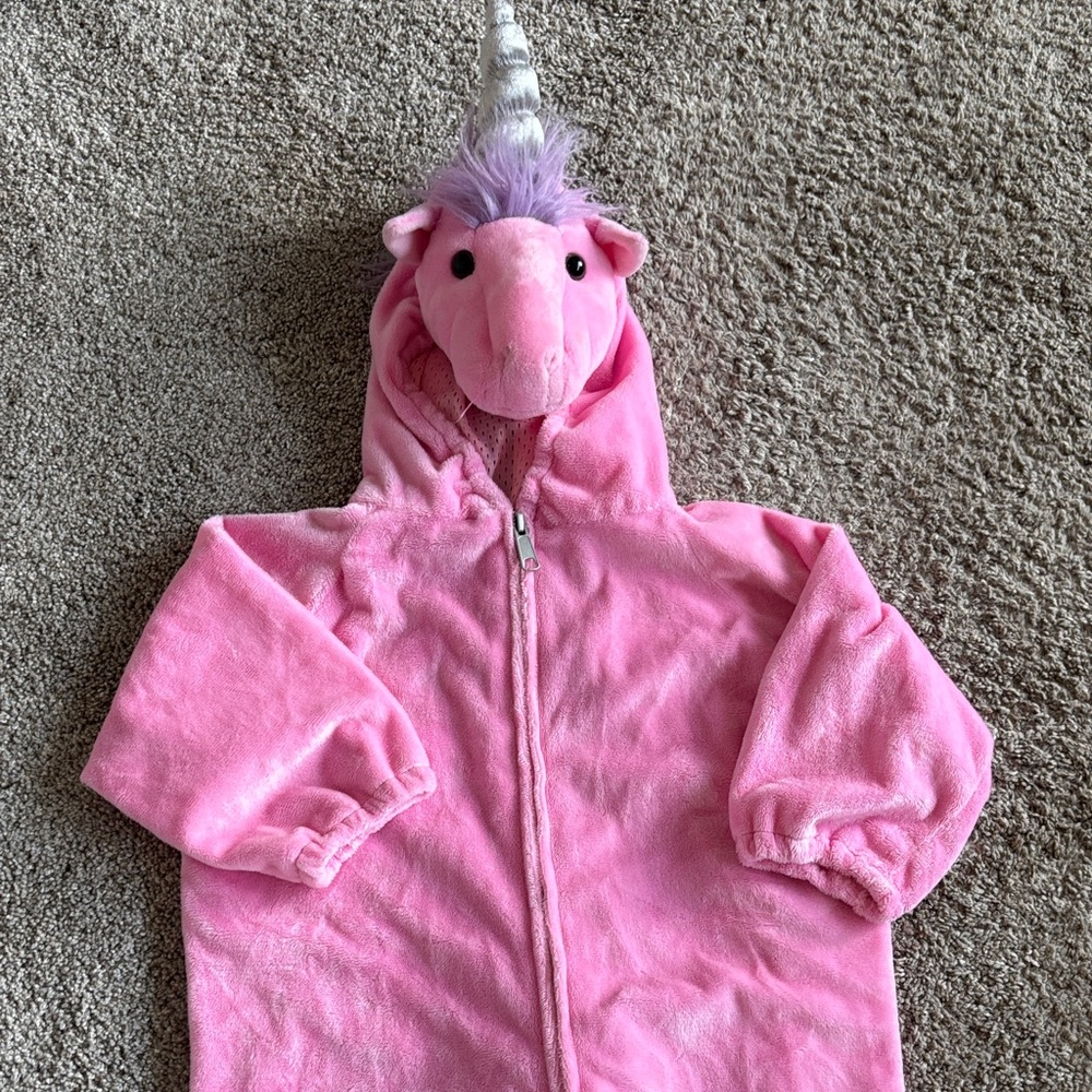 Pink Unicorn Hooded Costume